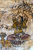 The great Chola temples of Tamil Nadu - The Brihadishwara Temple of Thanjavur. Painting of the Nayaka period (xvii c.) on the inside wall of the cloister. 